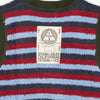 Brain Dead Teddy Fur Striped Vest / Brown Multi 7