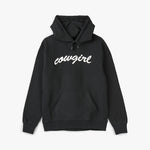 Cowgirl Big Script Pullover Hoodie / Black 4