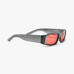 Bonnie Clyde Big Trouble Sunglasses Silver / Red 2