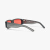 Bonnie Clyde Big Trouble Sunglasses Silver / Red 3