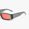 Bonnie Clyde Big Trouble Sunglasses Silver / Red 5