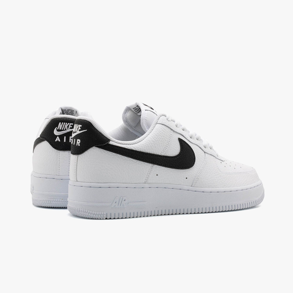 Nike air force top 1 black white sale
