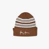 Fucking Awesome Cursive Waffle Cuff Beanie / Brown 1