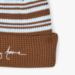 Fucking Awesome Cursive Waffle Cuff Beanie / Brown 3