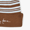 Fucking Awesome Cursive Waffle Cuff Beanie / Brown 3
