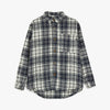 Fucking Awesome Heavy Flannel Overshirt Navy / White 4