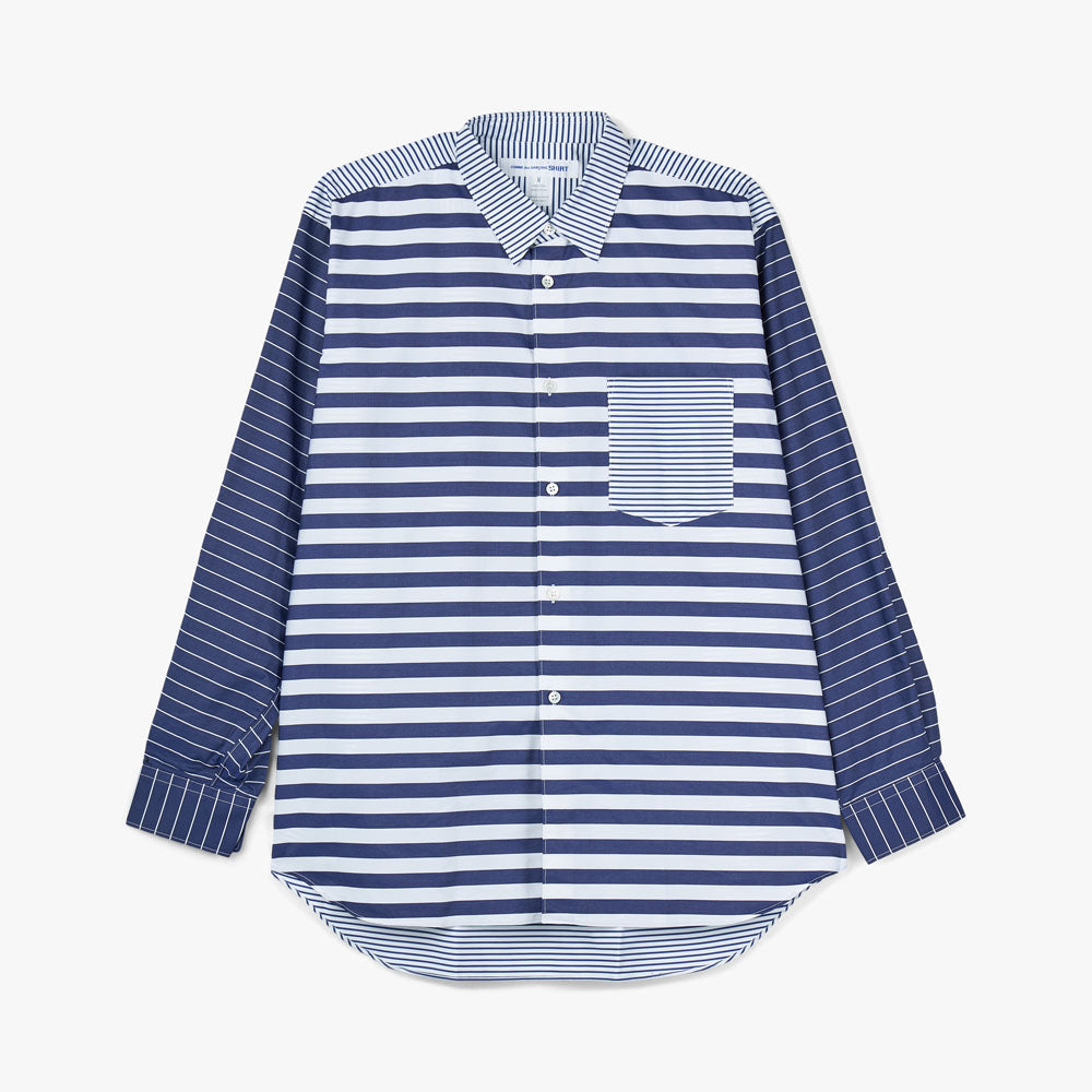 COMME des GARÇONS SHIRT Yarn Dyed Stripe Poplin Shirt / Stripe 1