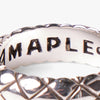 MAPLE Quilted Band Ring / Silver .925 2
