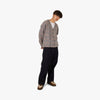 BEAMS PLUS Check Mohair Cardigan / Grey 7