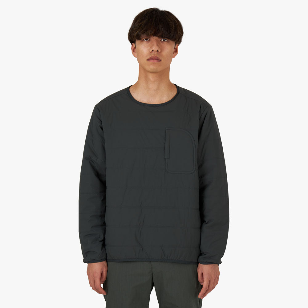 Snow Peak Flexible Insulated Pullover Crewneck / Forest Green