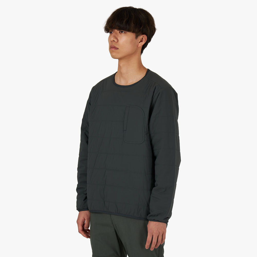 Snow Peak Flexible Insulated Pullover Crewneck / Forest Green