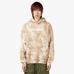 afield out Marble Tie Dye Pullover Hoodie / Sand 1