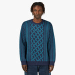 Iggy NYC Cable Knit Sweater / Navy 1