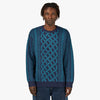 Iggy NYC Cable Knit Sweater / Navy 1