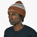 Fucking Awesome Cursive Waffle Cuff Beanie / Brown 5