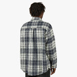 Fucking Awesome Heavy Flannel Overshirt Navy / White 3