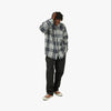 Fucking Awesome Heavy Flannel Overshirt Navy / White 8