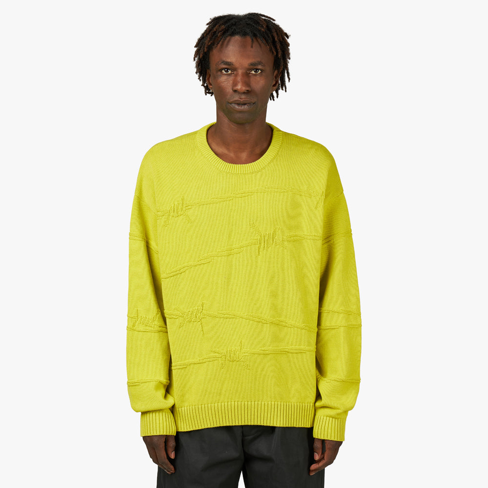 Sweater Fucking Awesome Barbed Wire Knit / Jaune 1
