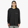 COMME des GARÇONS SHIRT Logo Long Sleeve T-shirt / Black 1