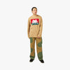 COMME des GARÇONS SHIRT Knit Intarsia Sweater / Camel 8