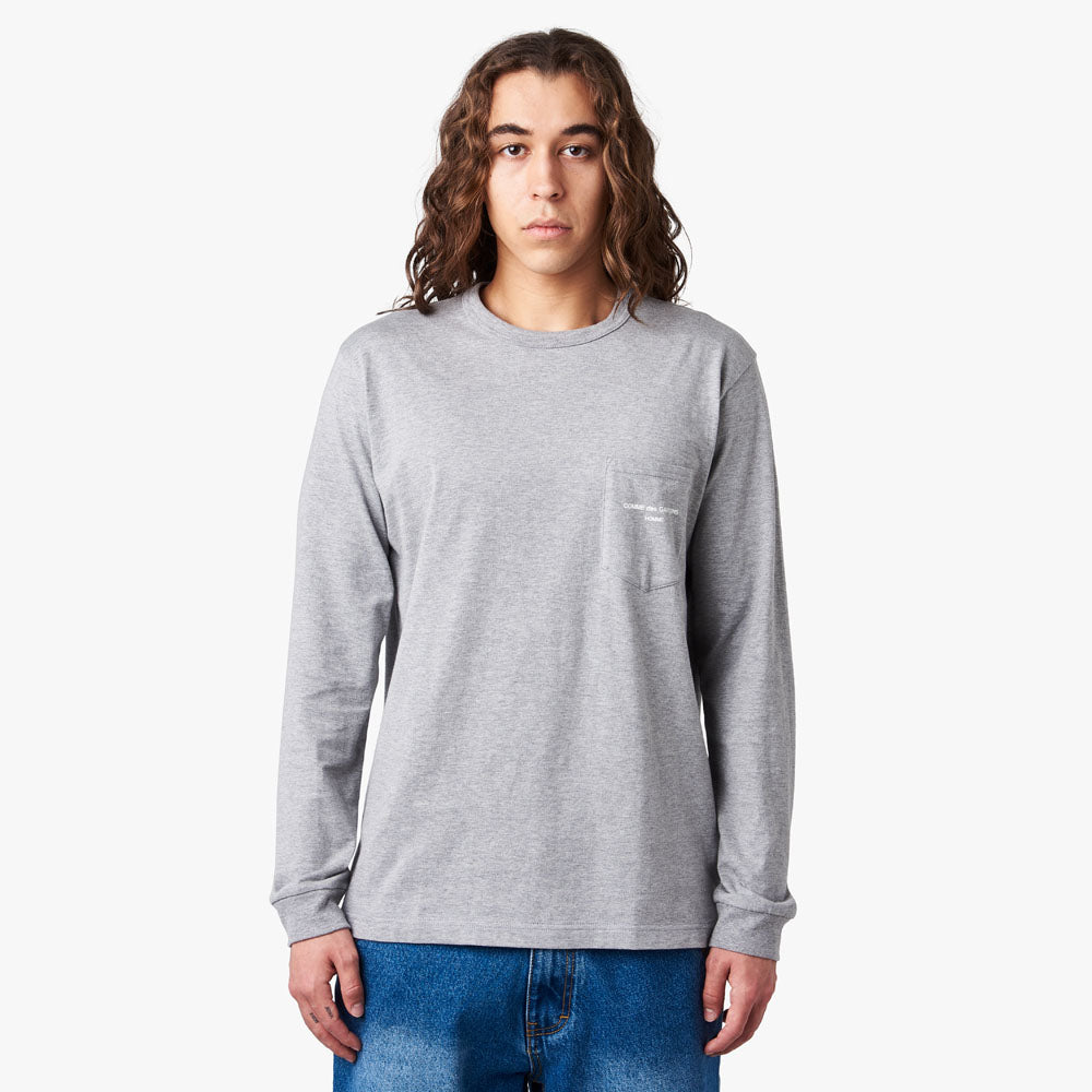 Comme des garcons grey long sleeve outlet