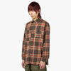 Engineered Garments Plaid Flannel Work Shirt / Brown 2