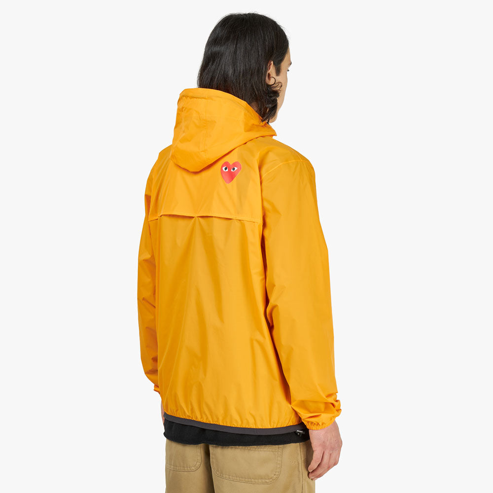 Comme des garcons zip hoodie yellow deals