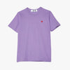 COMME des GARÇONS PLAY Red Heart T-shirt / Purple 4