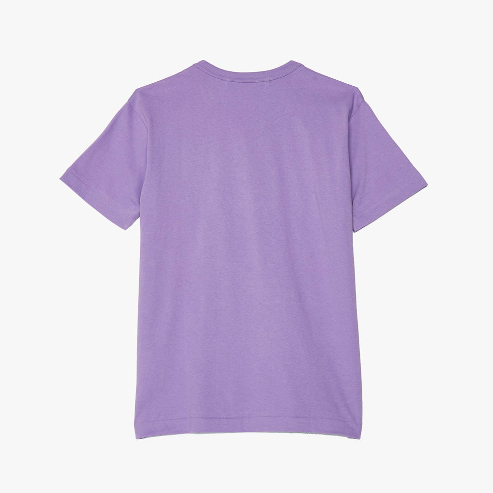 COMME des GARCONS PLAY Red Heart T shirt Purple Livestock