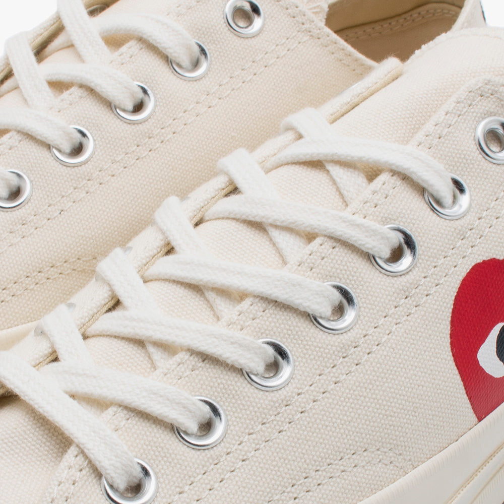 Converse x COMME des GARCONS PLAY Chuck Taylor Ox Beige Livestock