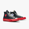 Converse x COMME des GARÇONS PLAY Chuck Taylor Hi Black / Red Sole - High Top  3