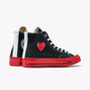 Converse x COMME des GARÇONS PLAY Chuck Taylor Hi Black / Red Sole - High Top  4
