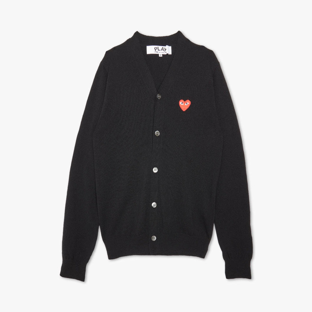 Cdg black hotsell red heart