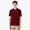 COMME des GAR�ONS PLAY Polo Shirt / Burgundy 1