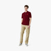 COMME des GAR�ONS PLAY Polo Shirt / Burgundy 7