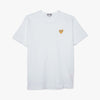COMME des GARÇONS PLAY Gold Heart T-shirt / White 4