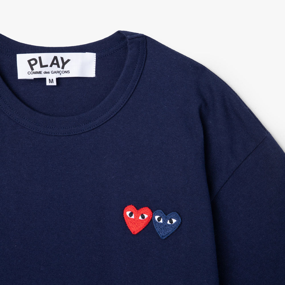 Comme des garcons outlet navy blue shirt