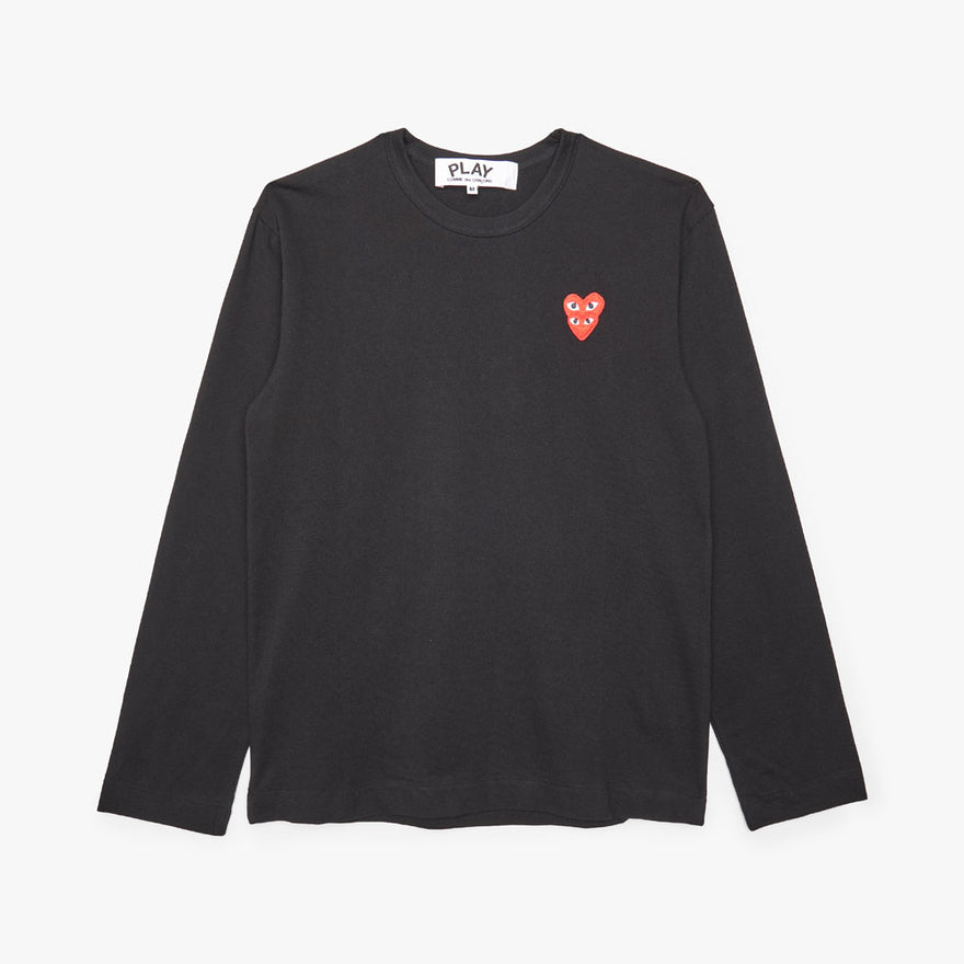 Comme des gar?ons play outlet t-shirt rayé à manches longues