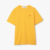 COMME des GARCONS PLAY Small Red Heart T-Shirt / Yellow 4