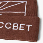 Rassvet (PACCBET) Big Logo Beanie / Brown 3