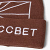 Rassvet (PACCBET) Big Logo Beanie / Brown 3