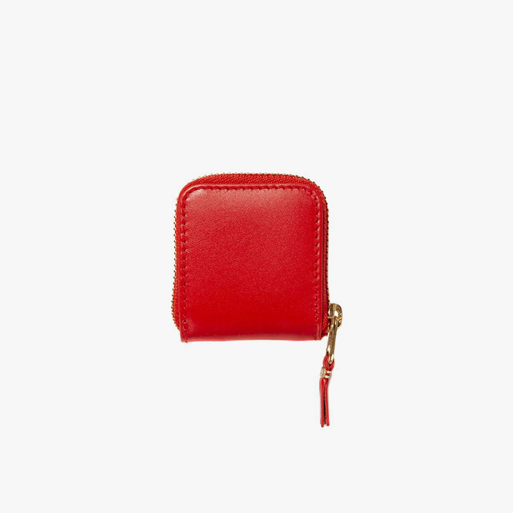 COMME des GARÇONS WALLET Classic Leather Zip Wallet / Red 1
