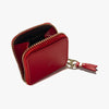 COMME des GARÇONS WALLET Classic Leather Zip Wallet / Red 3