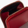 COMME des GARÇONS WALLET Classic Leather Zip Wallet / Red 4