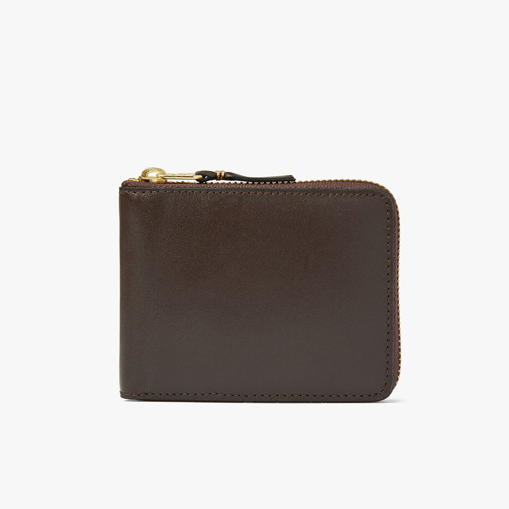 Comme des garcons leather half-zip wallet hotsell