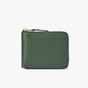 COMME des GARÇONS WALLET Classic Half Zip Wallet / Green 1