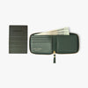 COMME des GARÇONS WALLET Classic Half Zip Wallet / Green 2