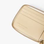 COMME des GARÇONS WALLET Classic Half Zip Wallet / Off White 4