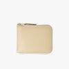 COMME des GARÇONS WALLET Classic Half Zip Wallet / Off White 1