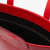 COMME des GARÇONS WALLET Huge Logo Leather Tote Bag / Red 4